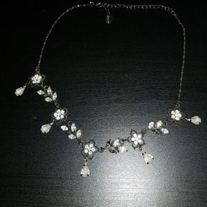 Black Flower Necklace